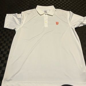 Cutter and buck San Francisco giants logo polo shirt